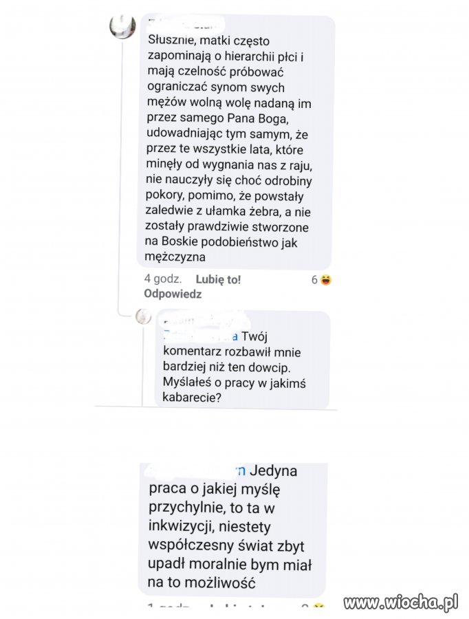 Dziadka chyba jeszcze kadzidło trzyma