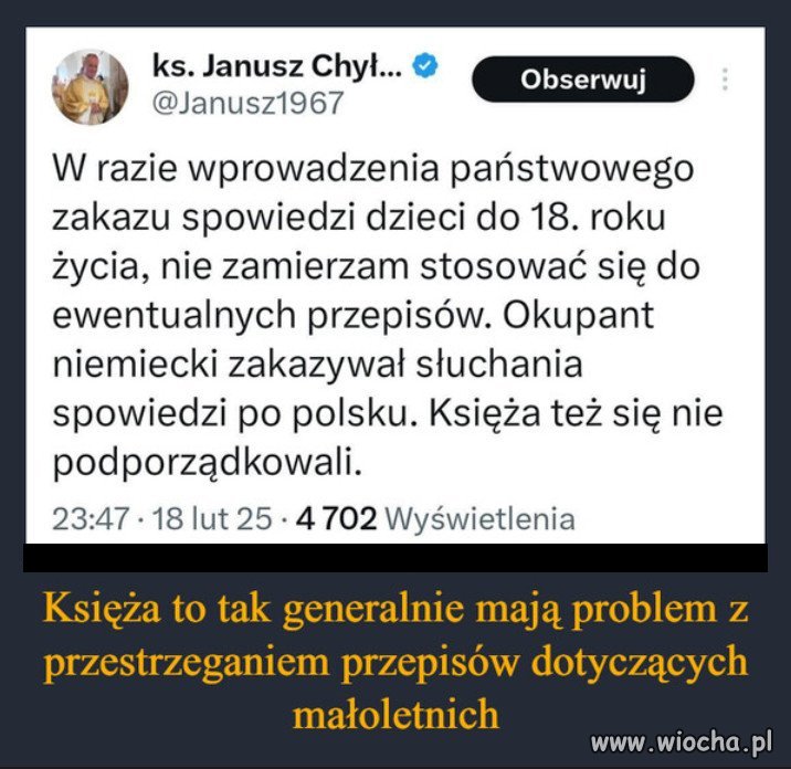 Już wszyscy wiedzą jak klechy lubią dzieci...
