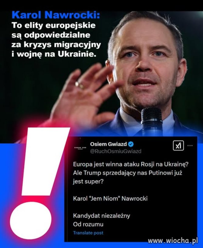 Kandydat obywatelski znów coś wydalił ...