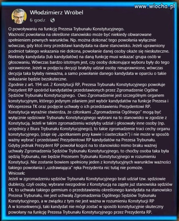Pan profesor bardzo ładnie 
