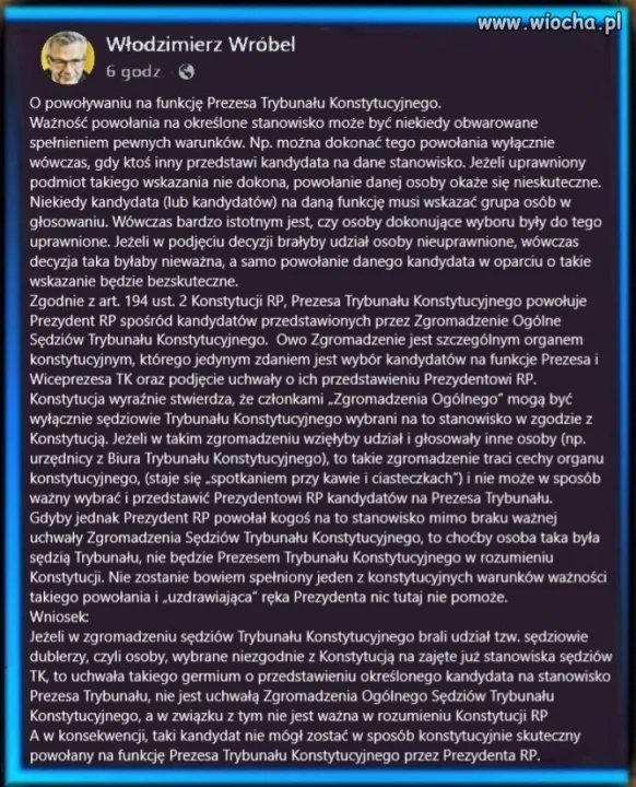 Pan profesor bardzo ładnie 