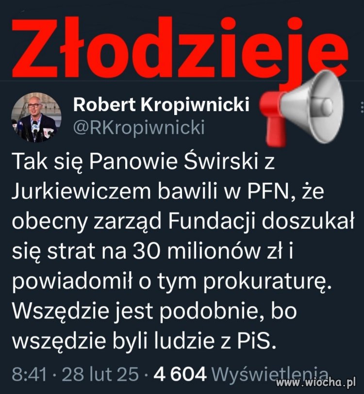 Skończy się Świrskiego świrowanie !