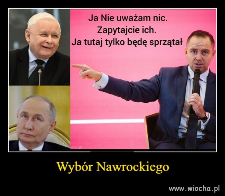 Oddając głos na Nawrockiego oddajesz władzę w ręce