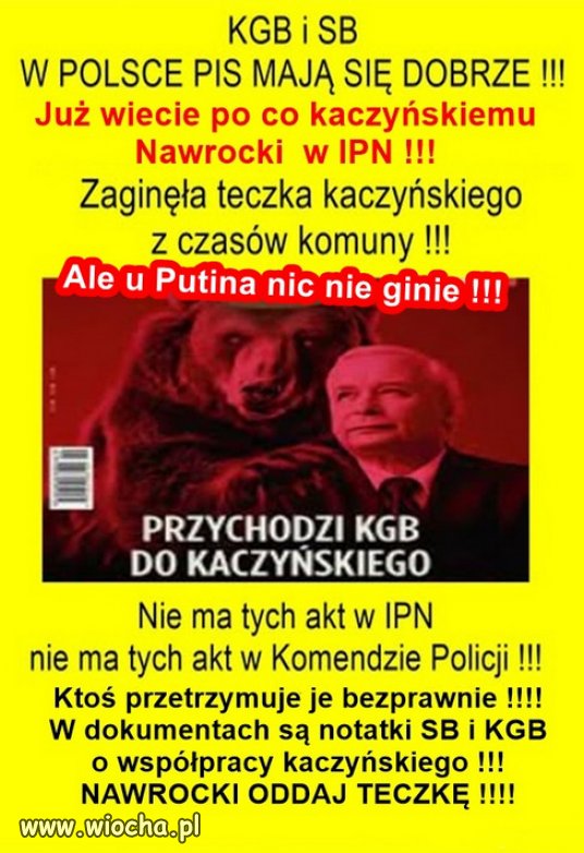 Kaczyński czysty jak kryształ z nowym życiorysem...