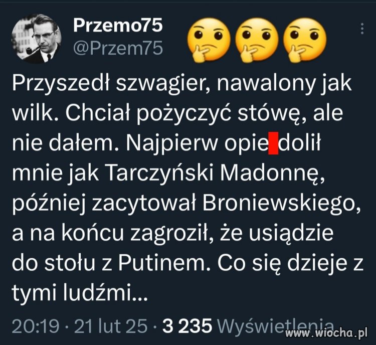 Rynsztok wlazł na salony i są tego efekty ...