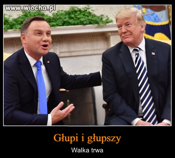 U nas na szczęście debil już finiszuje