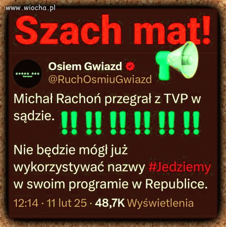 Teraz to dopiero będzie miny strzelał