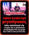 Jak wiadomo u pisowców jak ktoś jest wykształcony