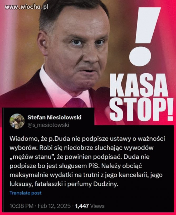 Przygłup robi wszystko co Jarosław rozkazał