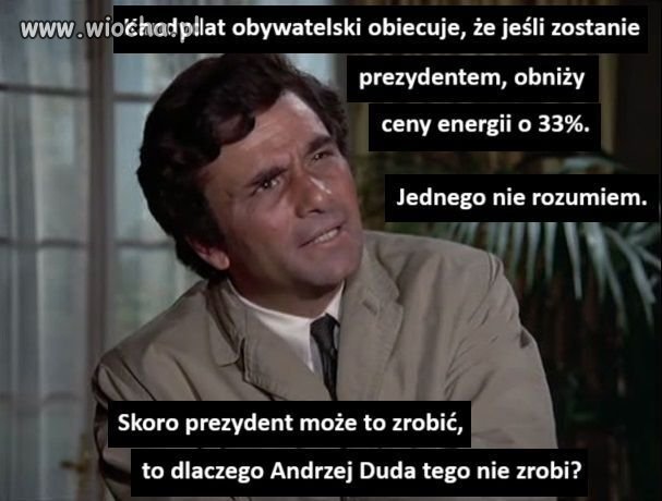 Columbo jak zwykle trafnie