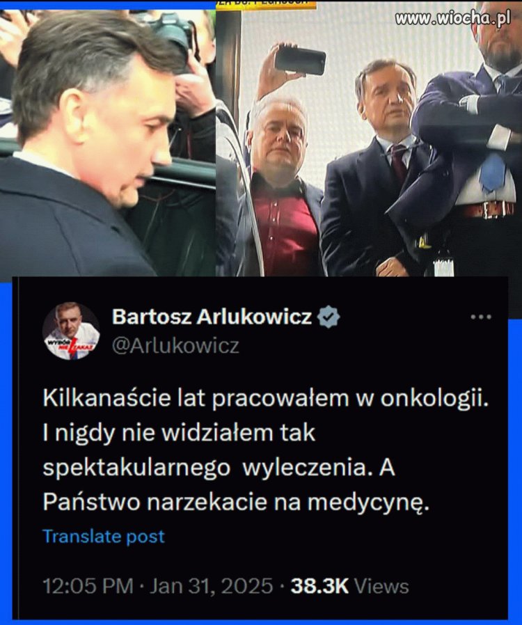 Jedna wielka ściema z tą jego "chorobą"