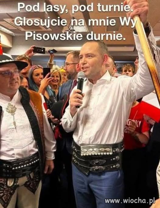 Takie tam obrazki z kampanii wyborczej ...