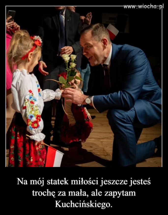 "Ogrodnik" Kuchciński, jak wiadomo lubi nowalijki...