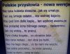 Nowa wersja powiedzeń 
