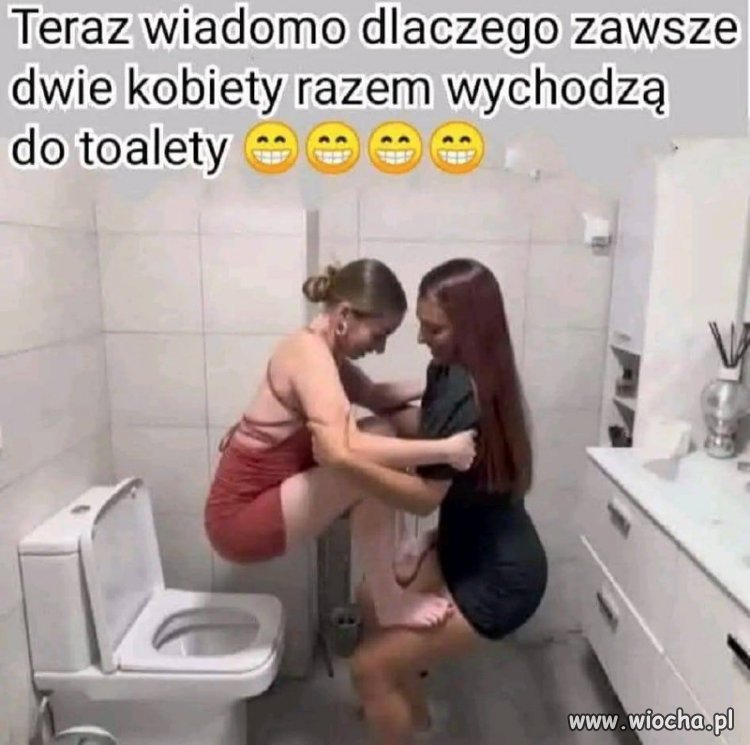 Dlaczego dziewczyny chodzą parami do WC?