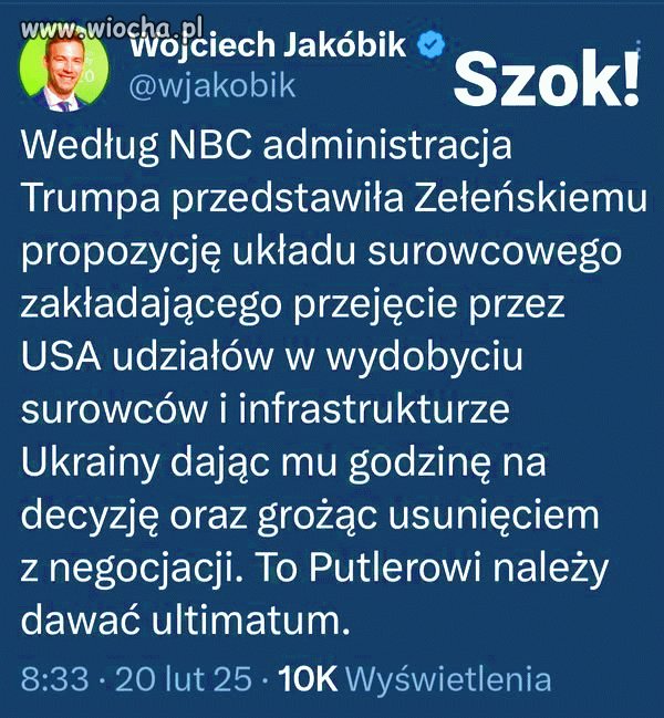 To się w pale nie mieści co ten Trump wyrabia