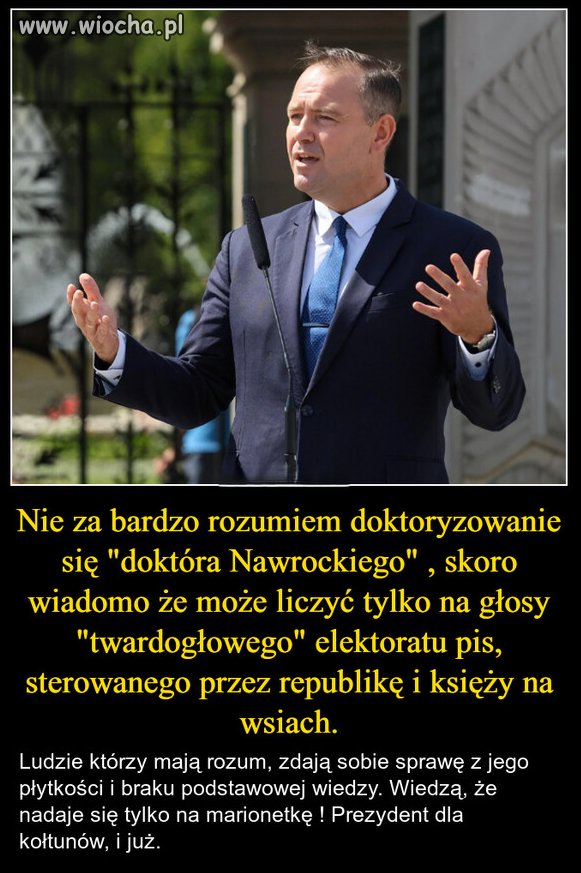 Jego procent wyborczy