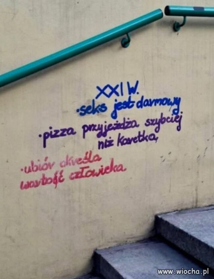 W XXw pisali na drzwiach od kibla