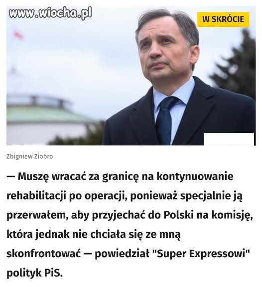 To ta słynna rehabilitacja