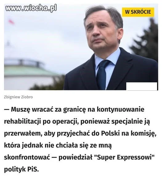 To ta słynna rehabilitacja