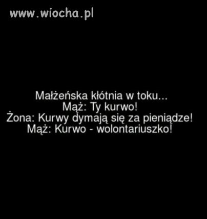 Kłótnia małżeńska 