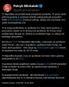 Leciał za ocean z bardzo ważą miną.  