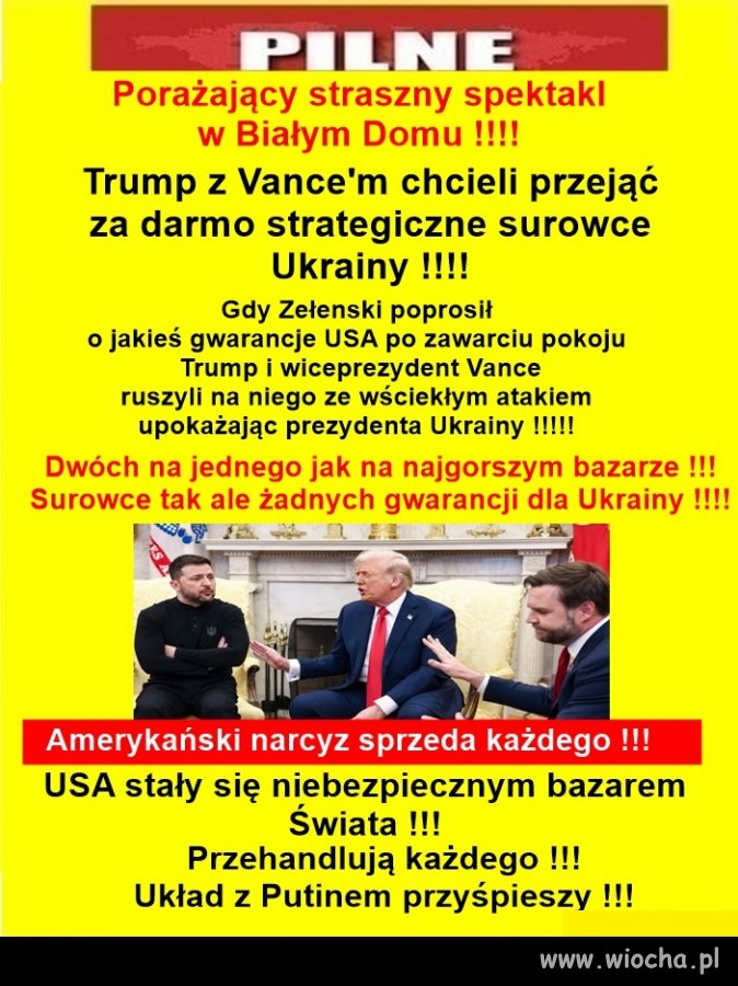 Strach się bać. Ameryka jest już ruska ...