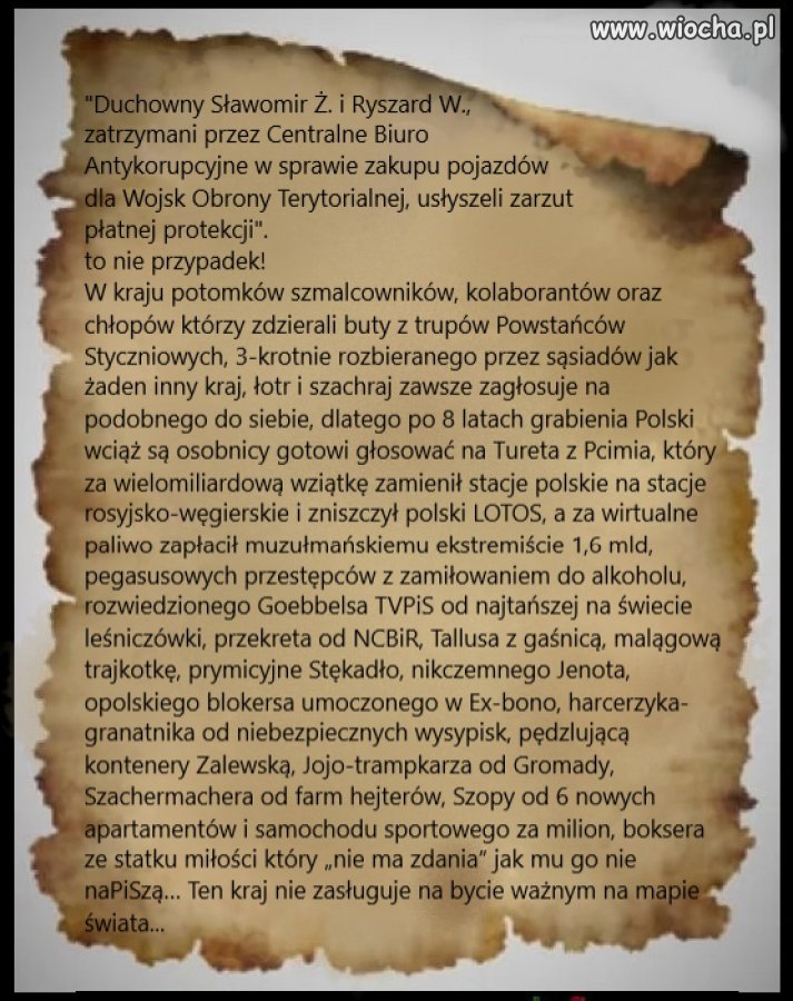 Znowu atak lewaków na święte osoby?