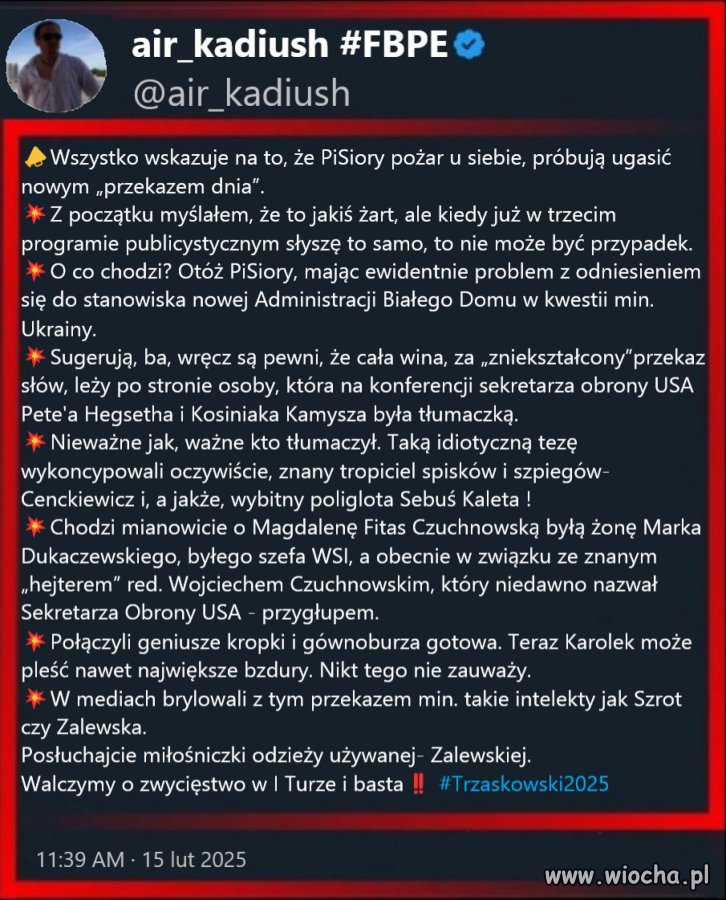 PIS to największe zło jakie nam się przytrafiło po 1989roku. 