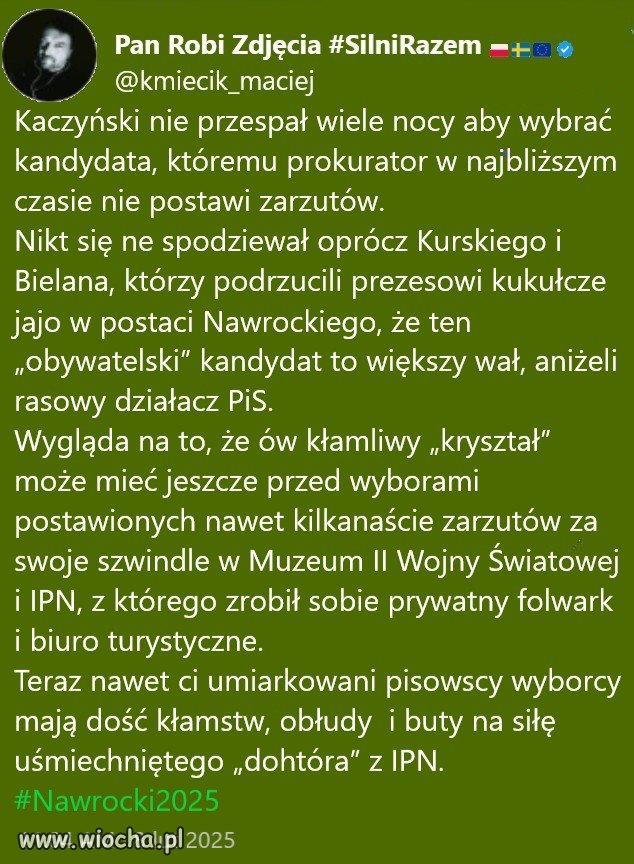 Chociaż zbytnio nie podoba im się ten kandydat, to PiSowscy wyborcy 