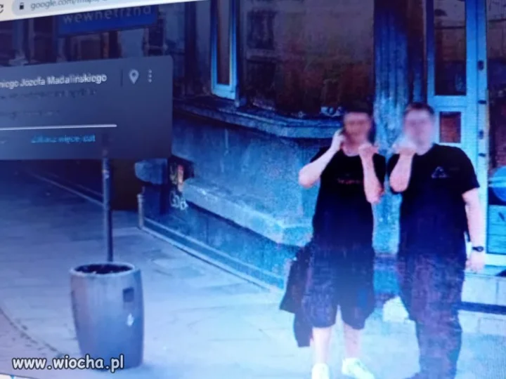 Zobaczyli auto google i postanowili zabłysnąć 
