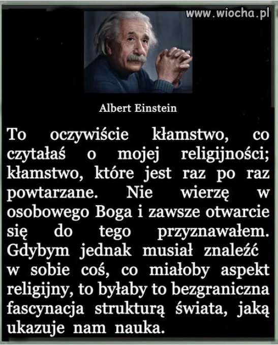Bóg nie istnieje, żadni bogowie. 