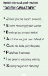 Taki wierszyk ...