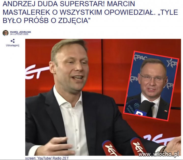 Wszyscy chcieli fotkę z Dudą!