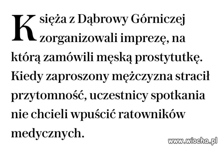 Przeniosą ich do innego seminarium. 