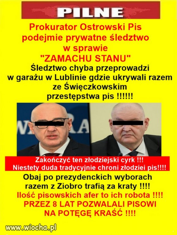 Prokurator, który trzymał akta w garażu...prowadzi śledztwo!