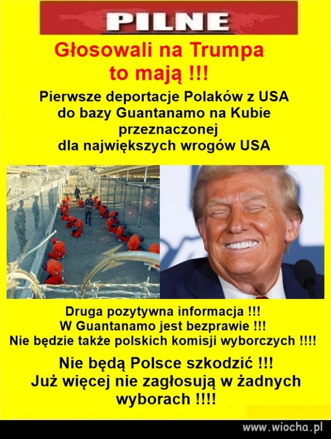Uważaj na kogo głosujesz, bo możesz skończyć podobnie !