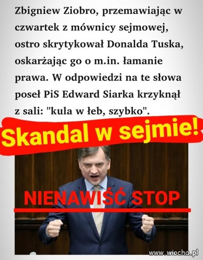 Siarka marzy aby siedzieć w jednej celi z Zero ?