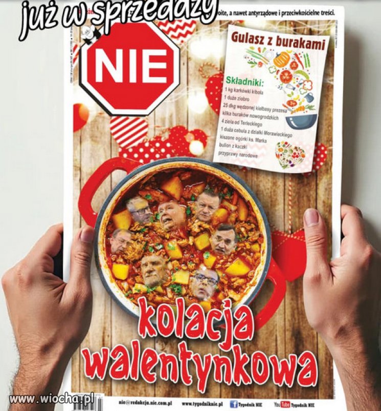 Walentynkowy Gulasz z burakami PiSu!
