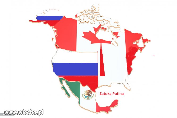 Mapa polityczna Ameryki Pn po kadencji Trumpa