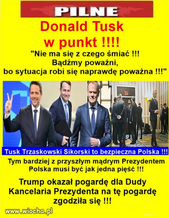 Czas zjednoczyć naród, bo sytuacja jest poważna !!!