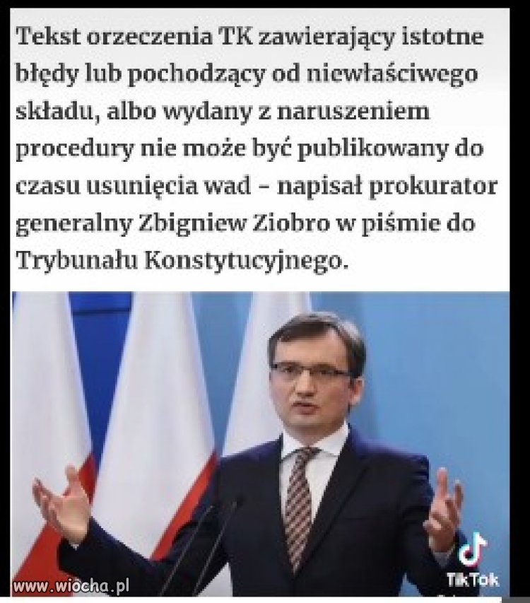 I niech on nie powołuje się na wadliwy wyrok TK