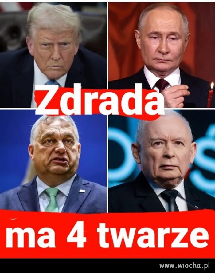 Jakie twarze? Ja tu widzę 4 starcze, parszywe mordy!