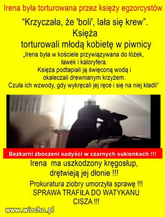 Przecież to SKANDAL, jakieś tortury że Średniowiecza 
