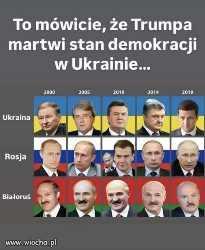 Trump też chciałby tak jak Putin i Łukaszenka rządzić 