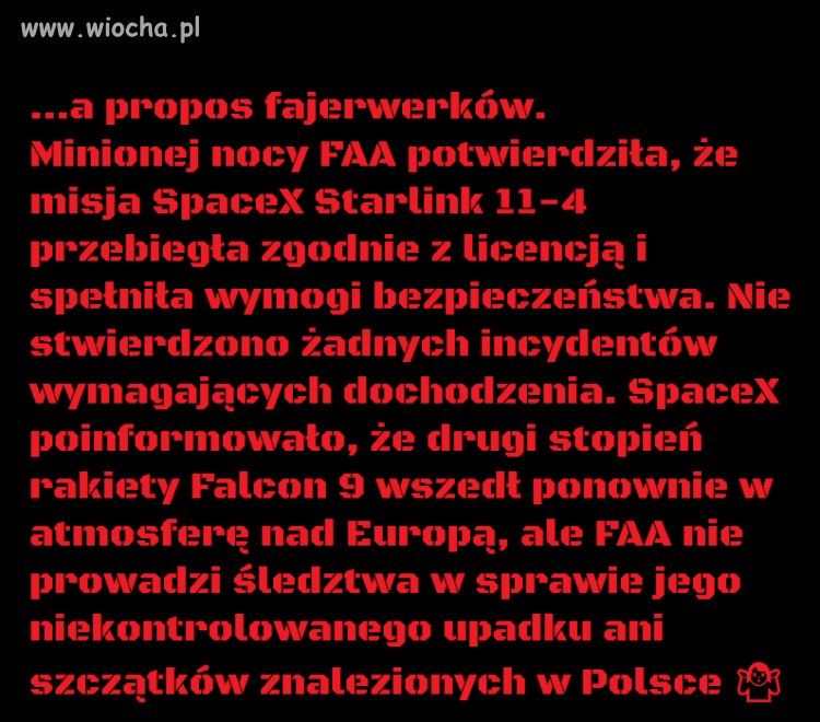Musk olał Polskę i Polaków