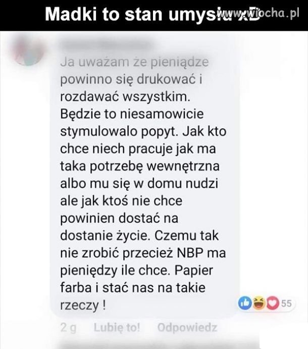 Ekonomia według "madki".