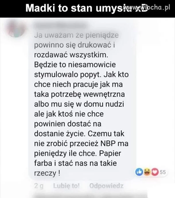 Ekonomia według "madki".