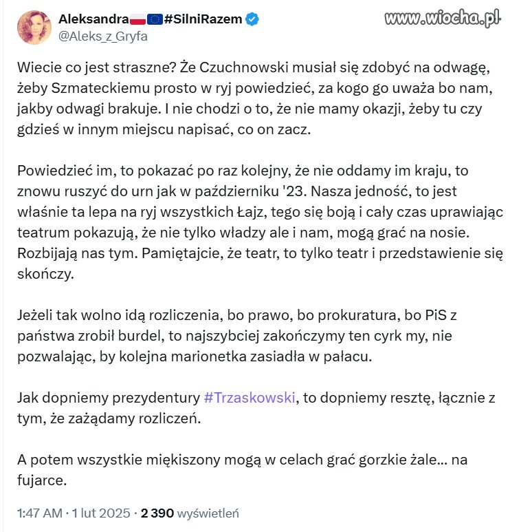 Fakt, że taka ohydna menda została posłem, 