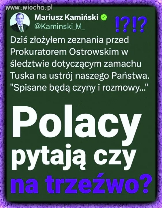 Cerata zeznawał